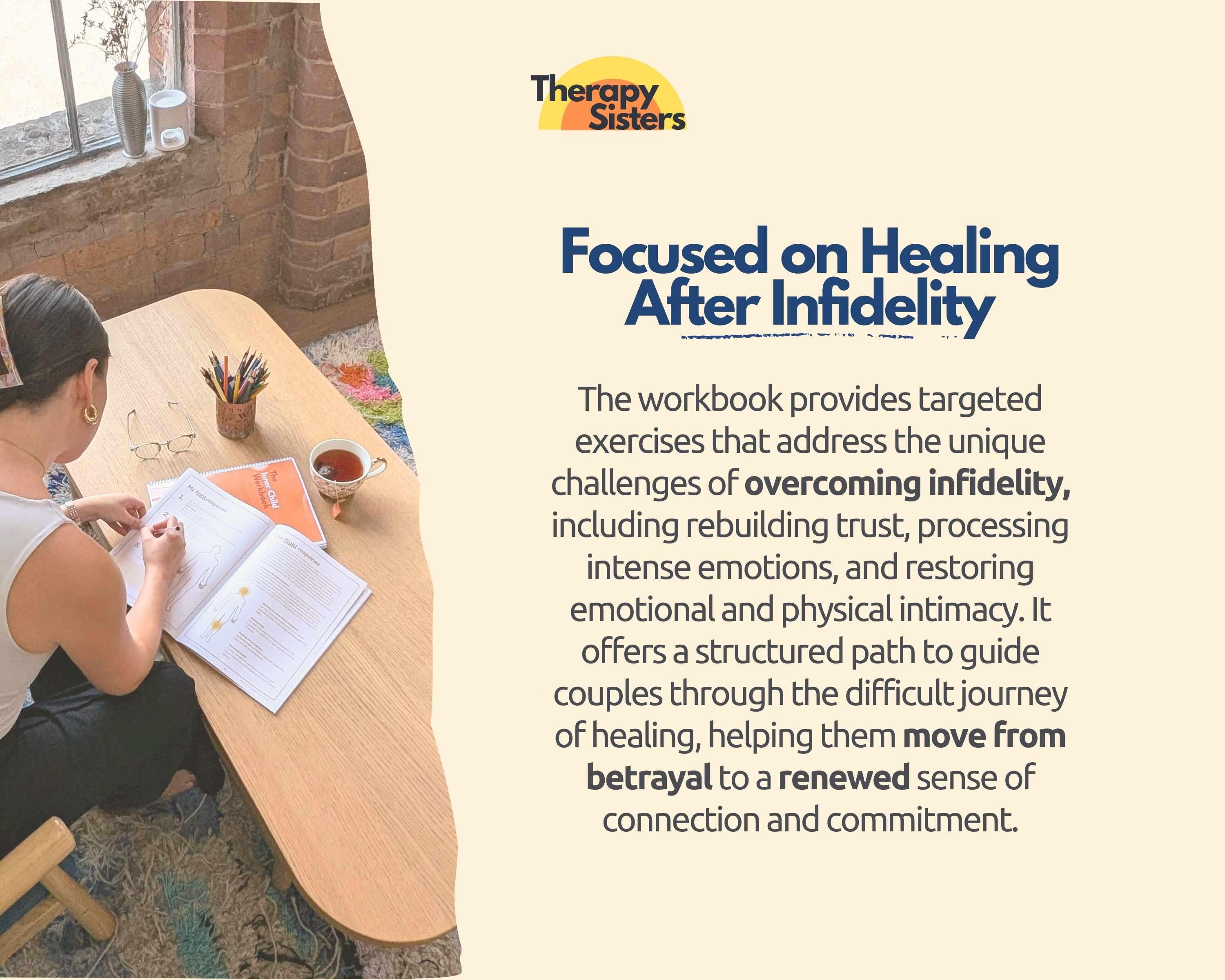 Couples Therapy Infidelity Bundle + Fillable Worksheets | Communication ...