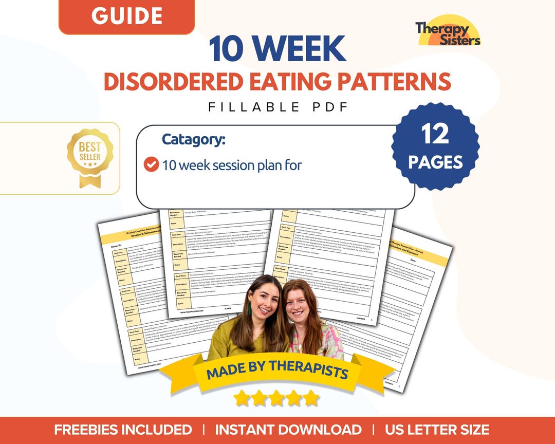 10 Week ACT (disordered Eating Patterns) Session Plan | Therapy Scripts ...