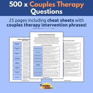 500 Couples Therapy Questions | Communication Tools Couples Counselling Tools Reacting and Responding Questions Marriage Counselling