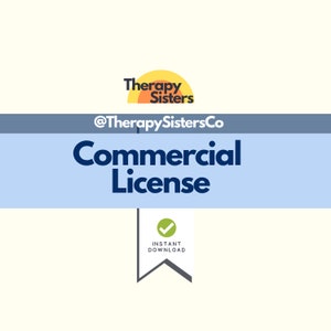 Licencia comercial / Permiso para redistribuir el producto One Therapy Sisters / Herramientas de terapia / Recursos para consejeros / Trabajo social