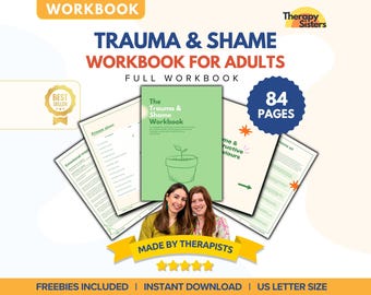 Trauma/PTSD Processing Workbook | Trauma Journal Printable CBT Anxiety Workbook Anger Management Therapy Self Care Journal Mental Health