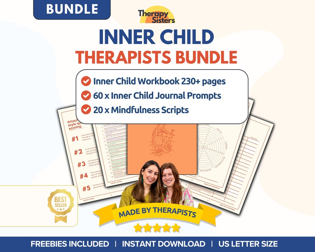 Inner Child Therapy Bundle | Psychologist Resource Therapist Tools ...