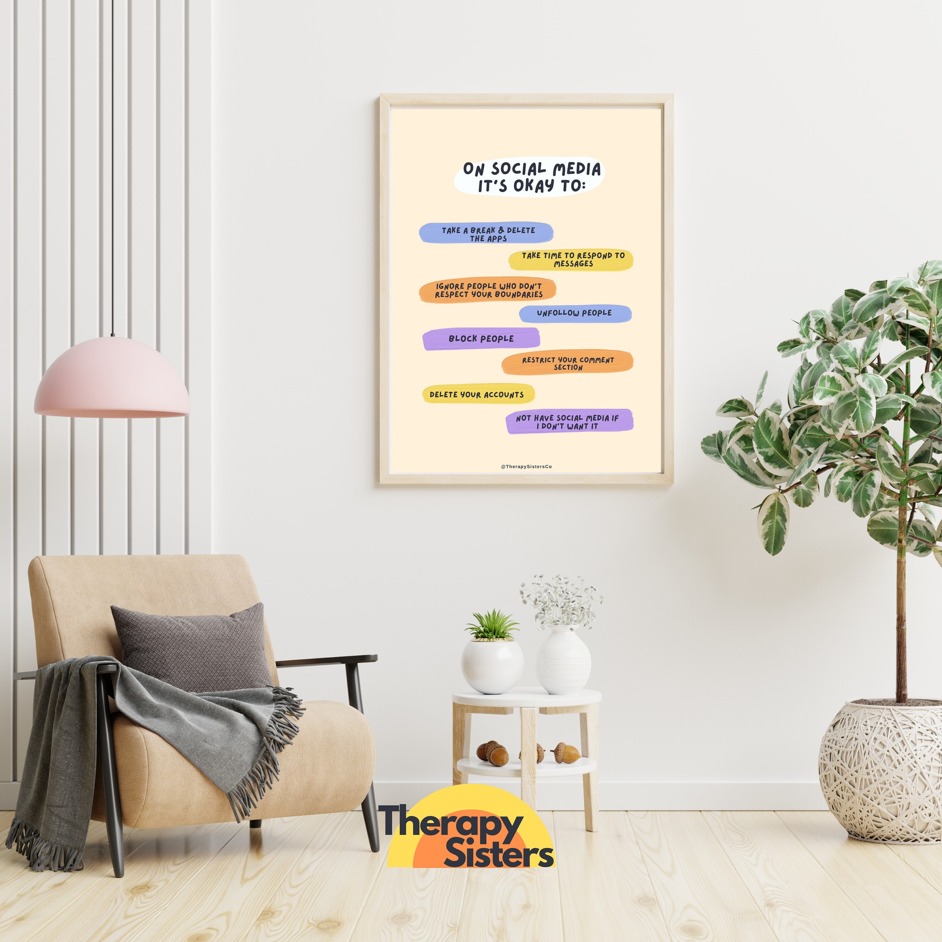 34 Anxiety Posters Therapy Office Decor Therapy Office Art Psychology ...