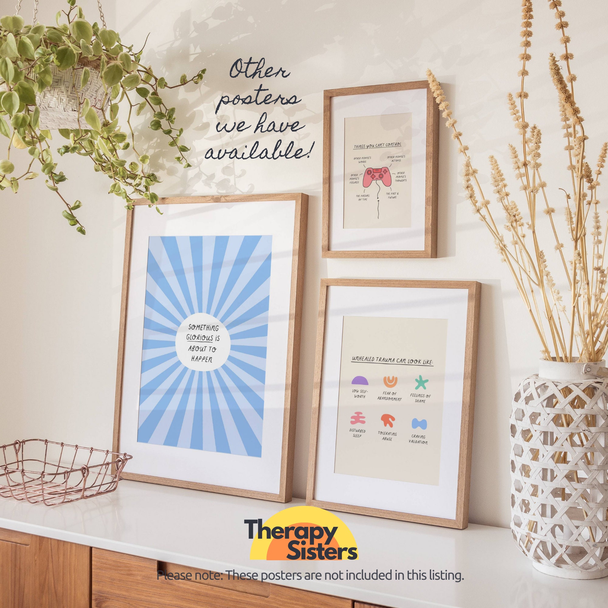 Positive Self Talk Therapy Office Decor Poster | Confidentiality ...