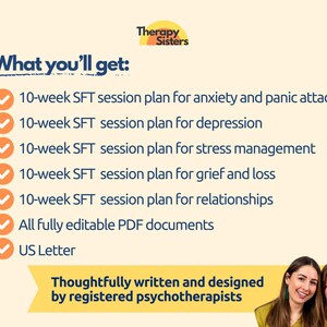 10 Week SFT Session Plans | Solution Focused Therapy SFT Activities ...