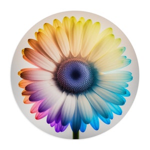 Rainbow Daisy Mouse Pad