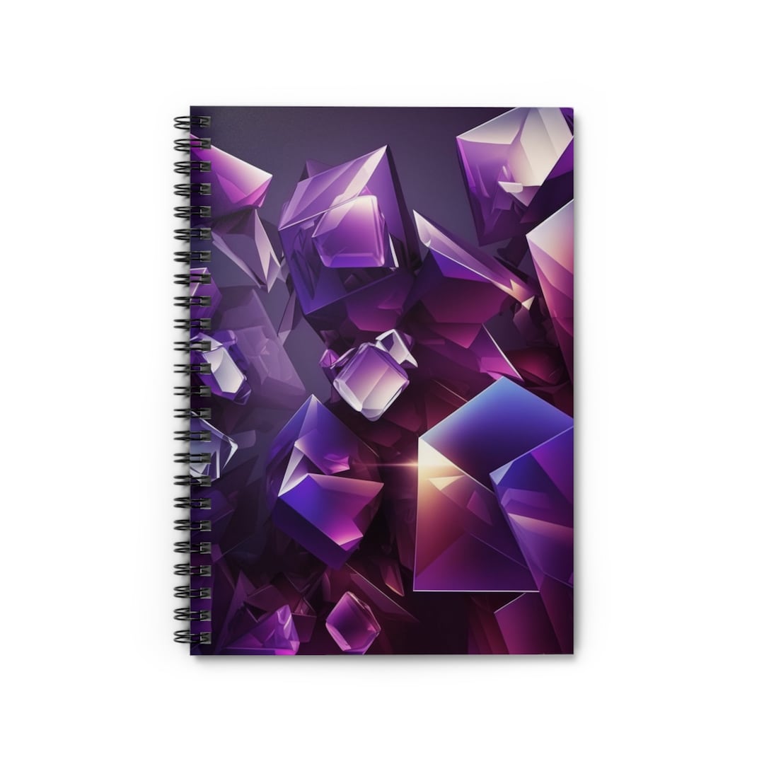 Purple Hues Spiral Notebook - Etsy