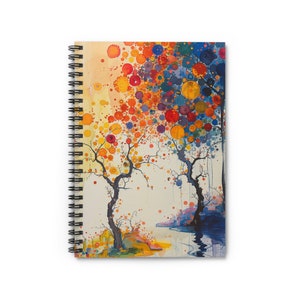 Watercolor Forest Spiral Notebook