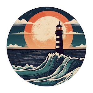 Sunset Beacon Mouse Pad