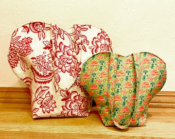 Herz Tote Bag Schnittmuster, DIY Bastelprojekt, Herz-förmige Geldbörse