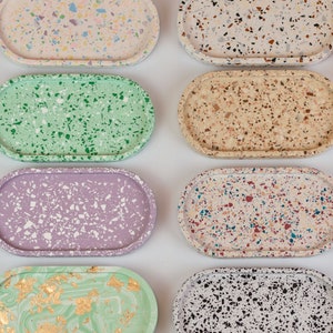 Olive Green Terrazzo Trinket Bowl main image 1