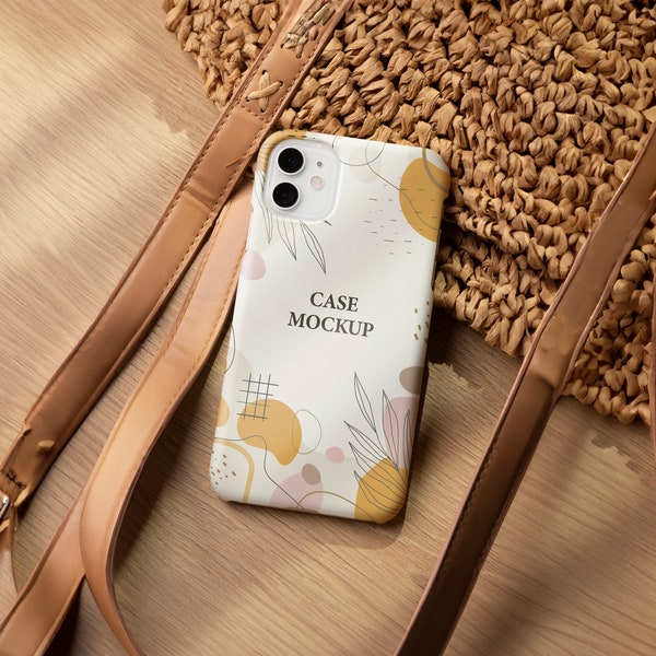 Clear Phone Case Mockup in PSD Photoshop File Format with Smart Object, Clear iPhone Case Mock Up Stock Photo, Cute Phone Case Mockup, Phone