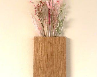 vase mural en chêne