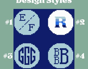 Digital Chart- Custom Bag Charm Needlepoint Chart