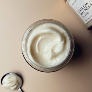 Zechstein Magnesium Tallow Cream • Magnesium Lotion • Magnesium for sleep • Magnesium Chloride Oil  •  Magnesium for kids