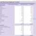 Small Business Expense Spreadsheet Excel Google Sheets, Cost Tracker ...