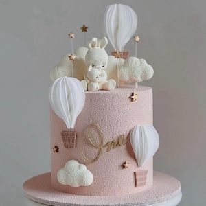 Fondant Hase Cake Topper, Hase Tortenstecker, Cake Topper