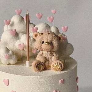 Fondant Teddy Bär Kuchen Topper