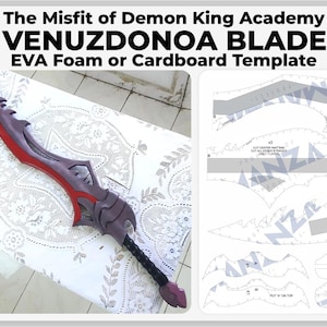 Épée Venuzdonoa - accessoire de cosplay The Misfit of Demon King Academy - modèle numérique