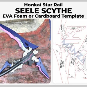 Seele Scythe - Honkai Star Rail Cosplay Prop - Digital Template Pattern