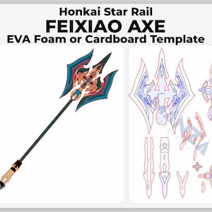 Phainon Sword - Honkai Star Rail Cosplay Prop - Digital Template Pattern