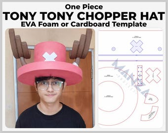Tony Tony Chopper Hat - One Piece Cosplay Prop - Digital Template Pattern