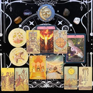 3 maanden vooruit: voorspelling/voorspellingen: volgende 90 dagen; volgende 3 maanden: liefde, carrière, geld en familie; gedetailleerde intuïtieve tarot- en orakelkaarten lezen