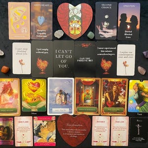 Messages de votre personne + leur énergie actuelle à votre égard - Pas de contact / Séparation - Lecture d'amour - Tarot intuitif détaillé + Lecture d'oracle