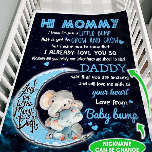 Salut maman Papa m'a dit que tu es géniale et que tu seras une mère incroyable - Couverture personnalisée - Cadeau pour maman - Cadeau pour la fête des mères