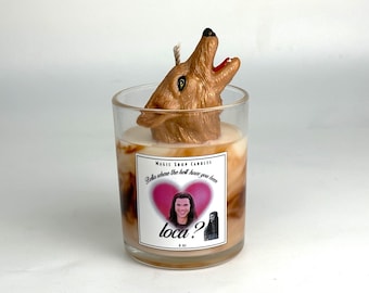 Jacob Werewolf Inspired Candle - Where The Hell Have You Been Loca? - Handmade Twilight Fan Merch