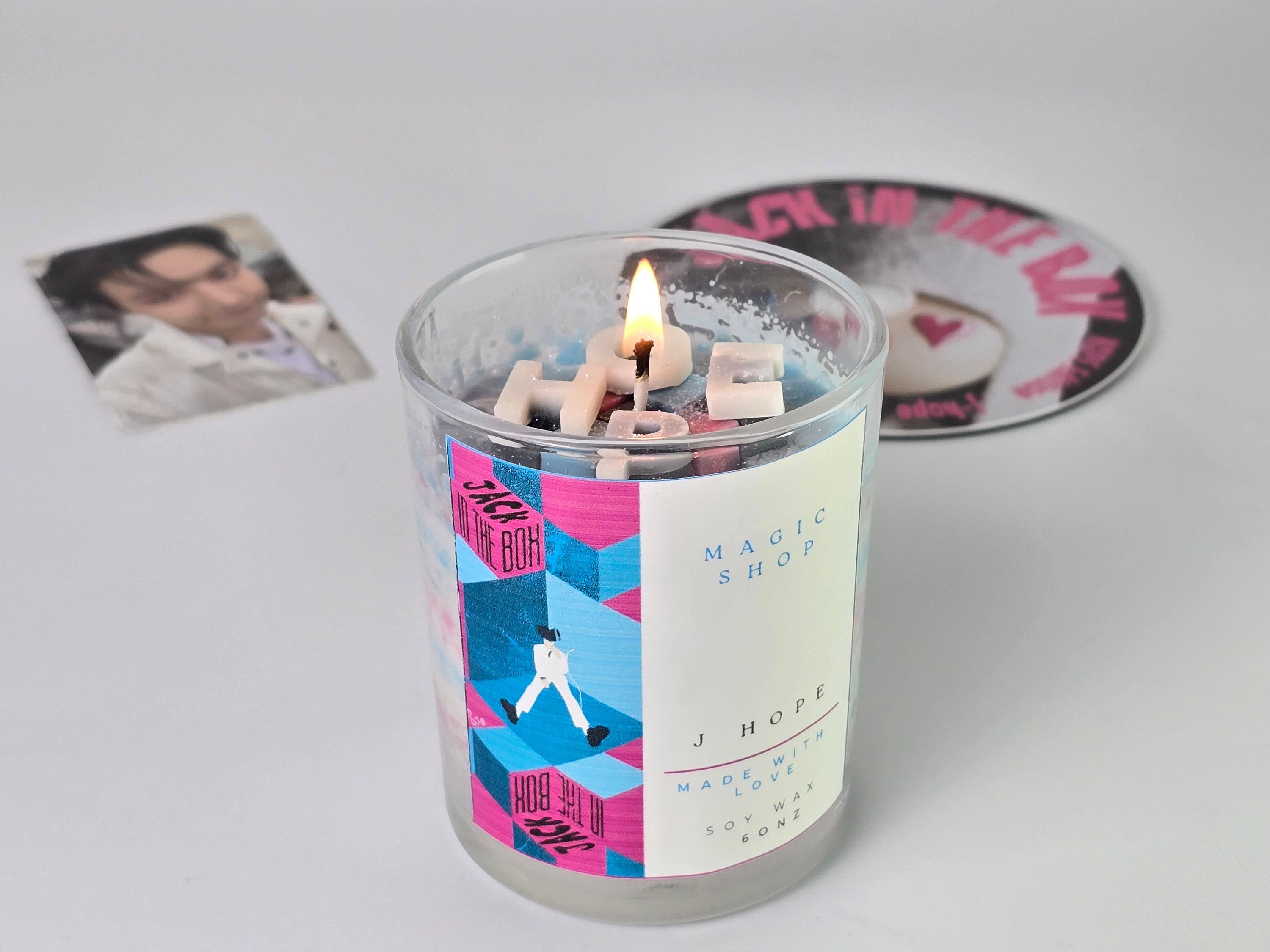Jung Hoseok Jack in the Box Album Blue & Pink Theme Custom