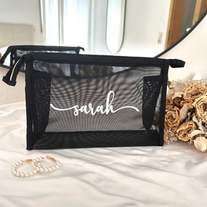 theBRIDESBOXX personalisierte Kosmetiktasche Kosmetikbeutel Kulturbeutel Makeuptasche Geschenk customized Make up bag Style 4