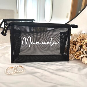 theBRIDESBOXX personalisierte Kosmetiktasche Kosmetikbeutel Kulturbeutel Makeuptasche Geschenk customized Make up bag Bild 4