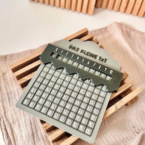 3D print file STL & 3MF abacus/slider - Basic times tables, multiplication - learning aid, educational game for school children incl. commercial license