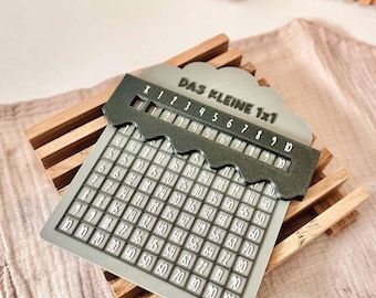3D print file STL & 3MF abacus/slider - Basic times tables, multiplication - learning aid, educational game for school children incl. commercial license
