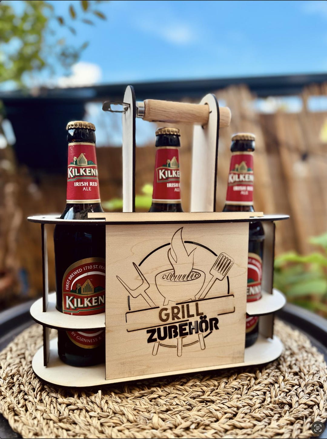 Laser-cut File: Beer Drink Holder 
