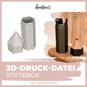 3D-printbestand pennenbakje | Penhouder | voor het vullen - STL & 3MF