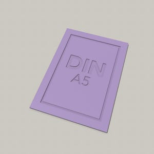 3D print file: STL & 3MF cutting template | Template for paper cutter DIN A5 | 210 x 148 mm incl. commercial license | Download