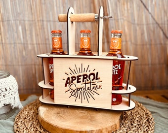 Fichier découpé au laser : Porte-boisson Aperol | SVG/DXF