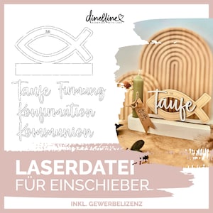 Wkładka/podstawka do wycinania laserowego chrzest, bierzmowanie, komunia, konfirmacja | Święta kościelne - SVG | 8 cm, 13 cm, 16 cm (bloki)