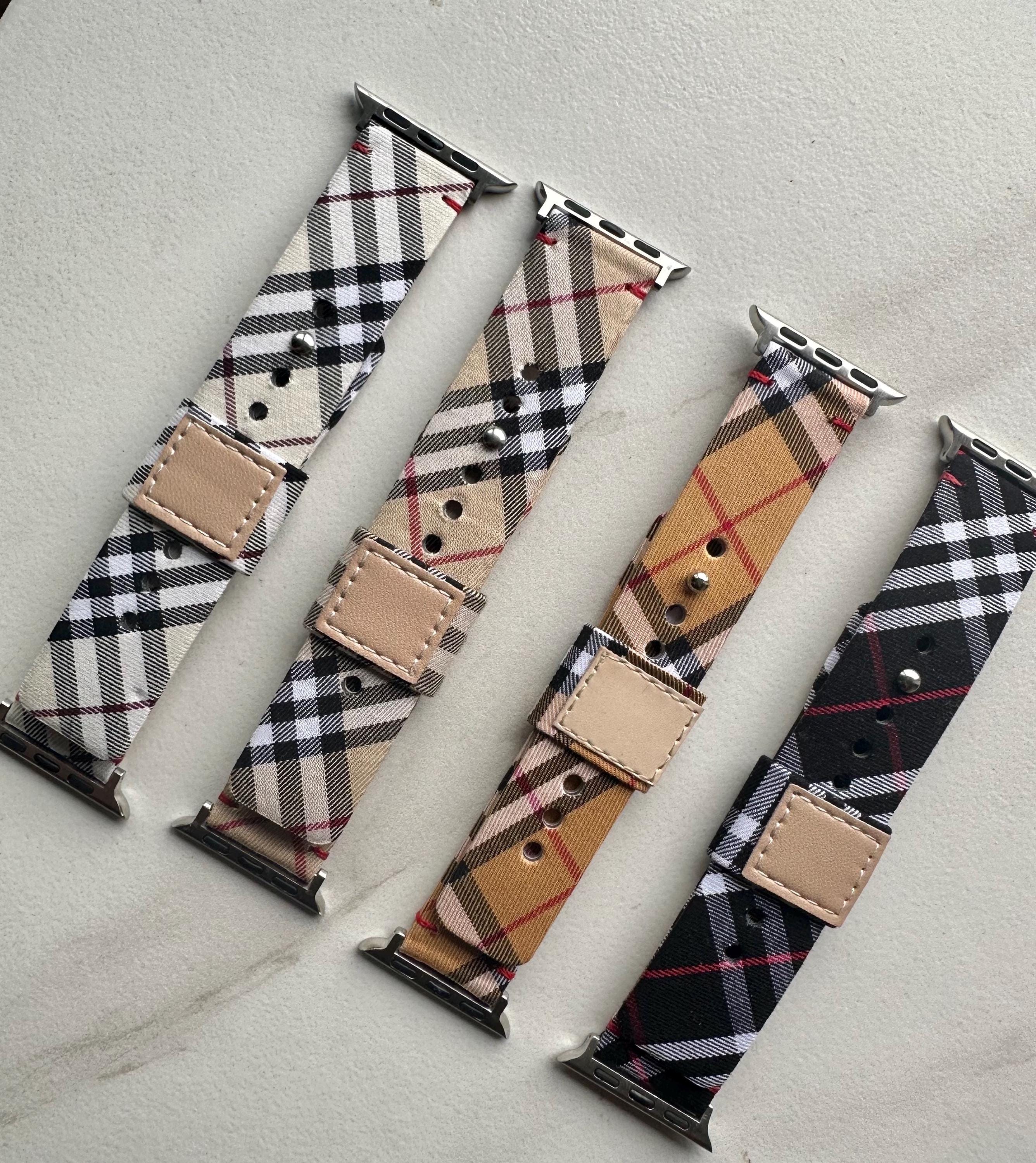 Burberry Patterned Apple Watch Band
