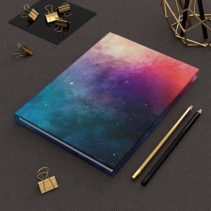 Galaxy Hardcover Notebook Journal