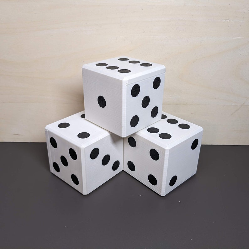 Dice Puzzle 3D Printed Puzzle Box Etsy
