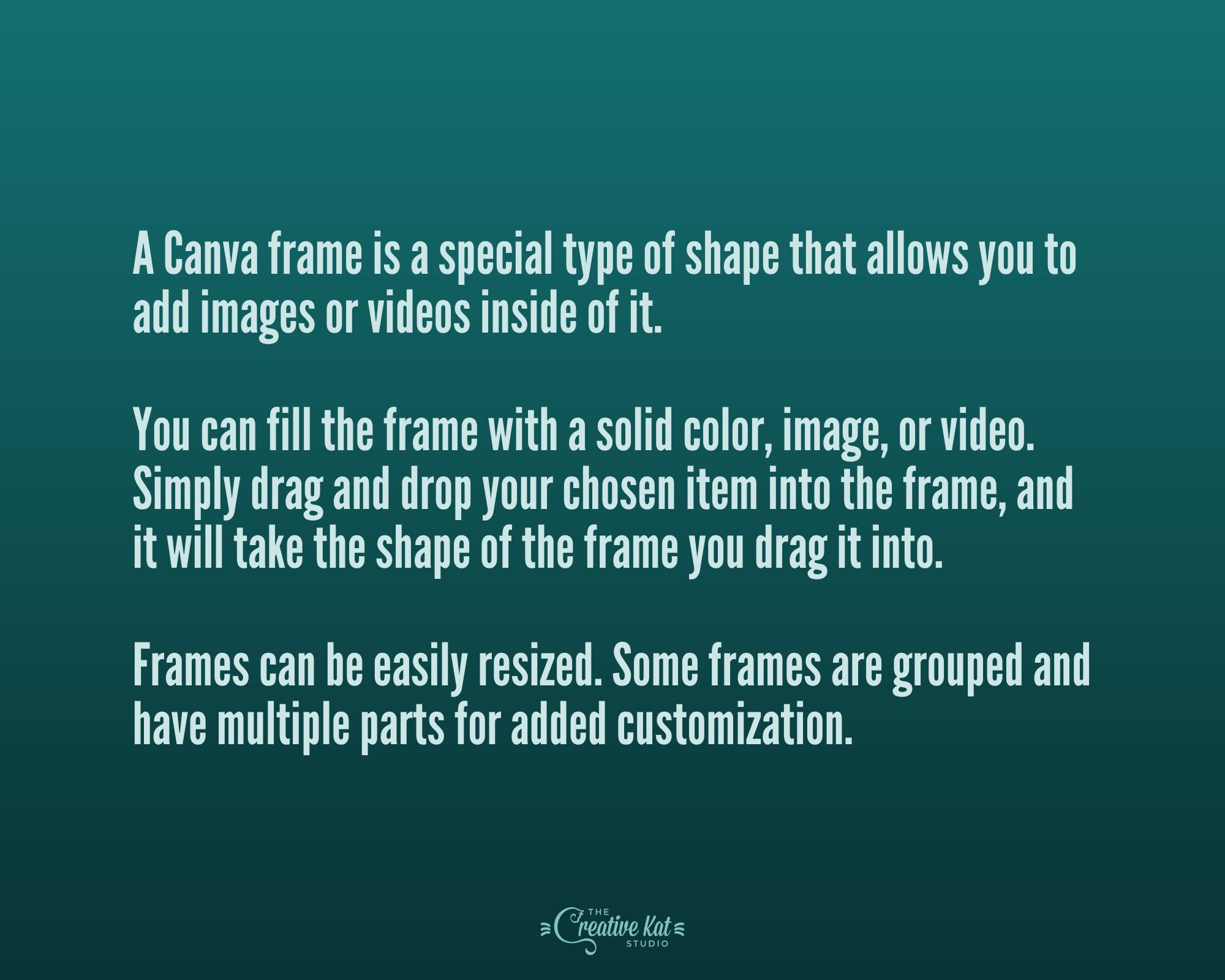 Canva Frames Motivational Words Custom Frames for Canva set 1 Canva Templates Editable Elements