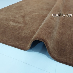 8x10 feet  golden brown premium designer plain area rug for living room bedroom,modern rug can be customize in any color shape and size