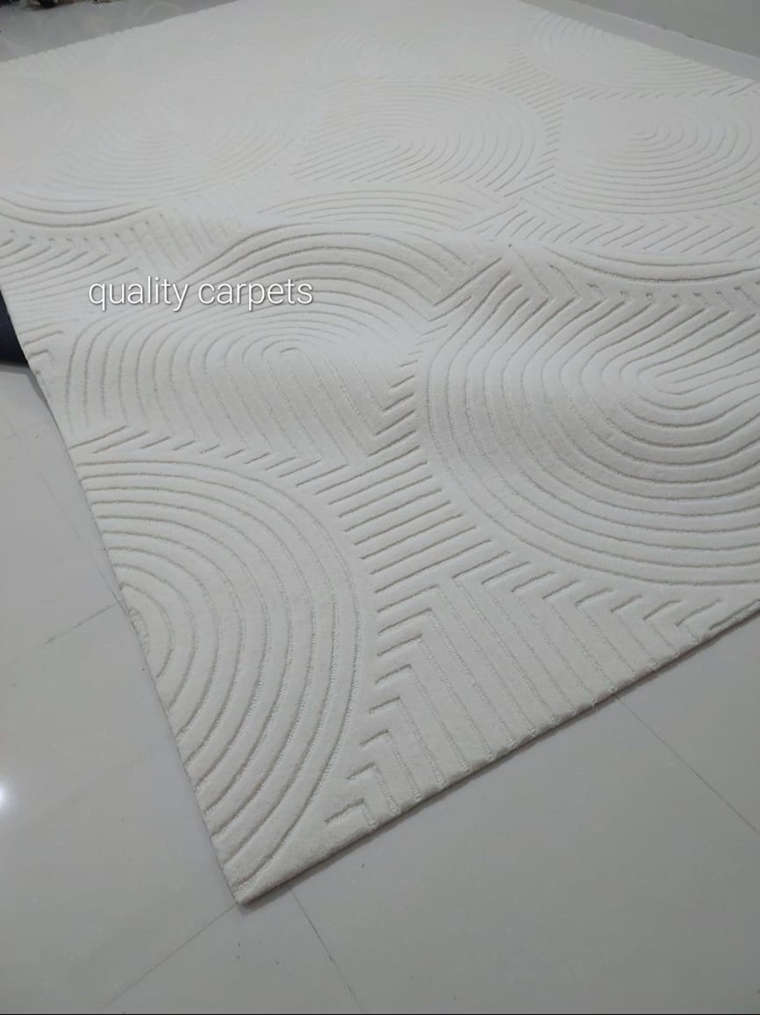 Premium Quality Designer Ivory White Area Rug for Living Room Etsy