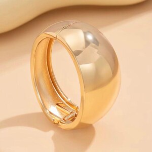 Pulsera de plata de ley 999K, brazalete ancho de acero inoxidable, imagen 7