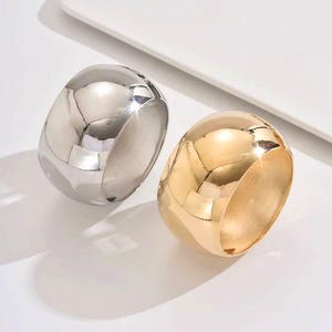 Pulsera de plata de ley 999K, brazalete ancho de acero inoxidable, imagen 5