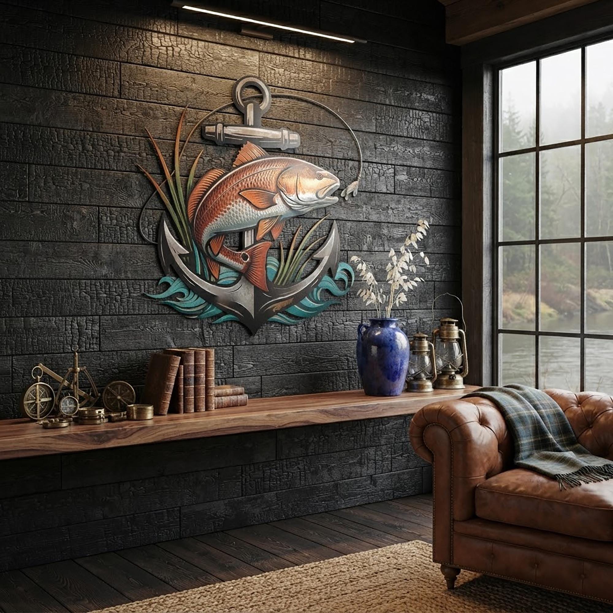 Redfish Metal Art - Etsy