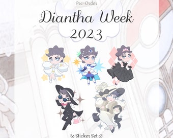 Diantha Week Sticker Set